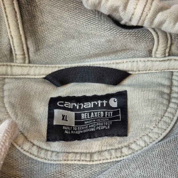 Carhartt Light Gray Men's Hoodie - Picture 6 of 9